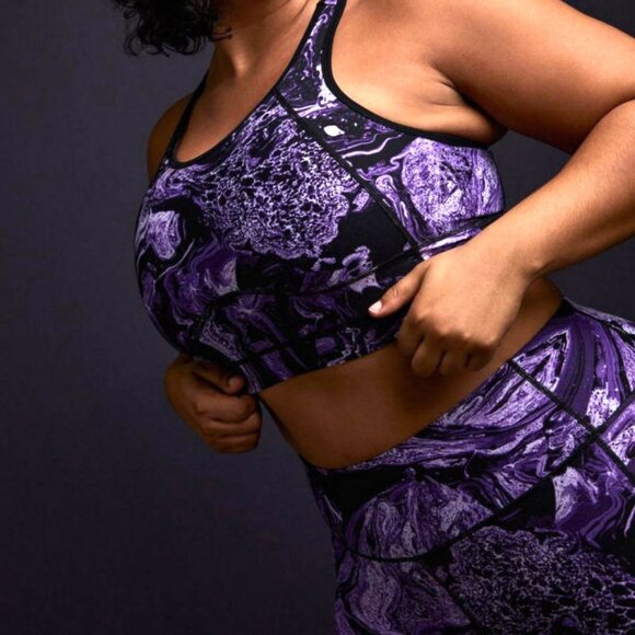 Torrid Longline Sports Bra Size 3X Wire Free Wicking Stretch Active Yoga Gym NEW - Picture 3 of 8